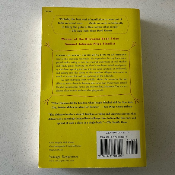 Maximum City by Suketu Mehta - Picture 2 of 2